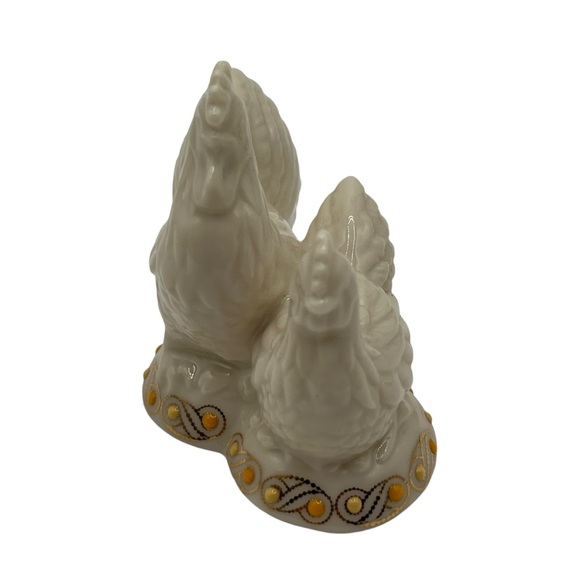 Lenox China Elegant Ceramic Rooster and Hen Figurines - Picture 2 of 6